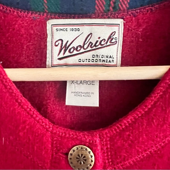 Vintage Woolrich Wool Christmas Vest Size XL - Picture 2 of 8